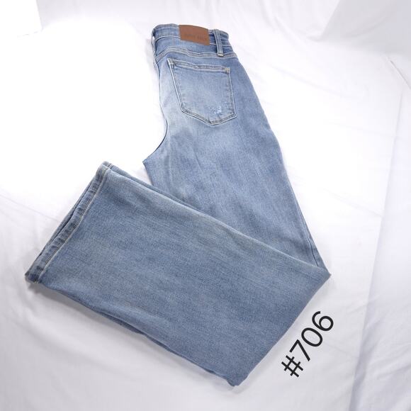 Judy Blue Straight Button Zip Denim Medium Wash Jeans Womens Size 5/27 Blue - Picture 1 of 9